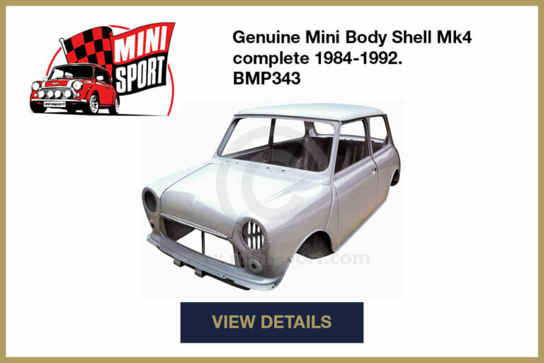 Bodyshell Stock Availability British Motor Heritage Limited